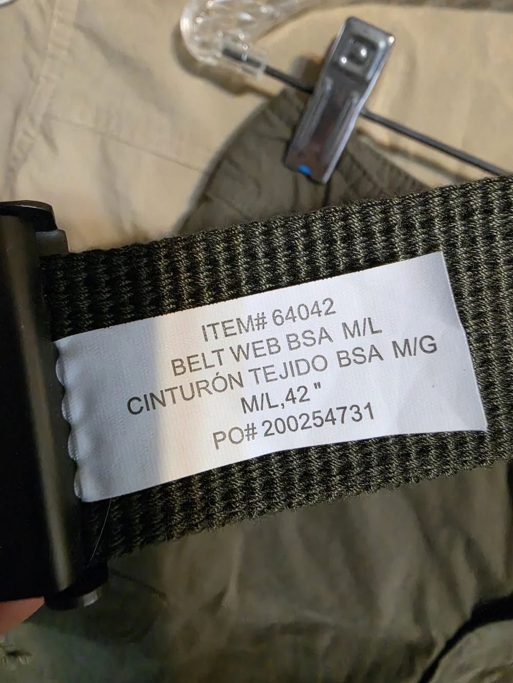 Scouting America 14 youth belt